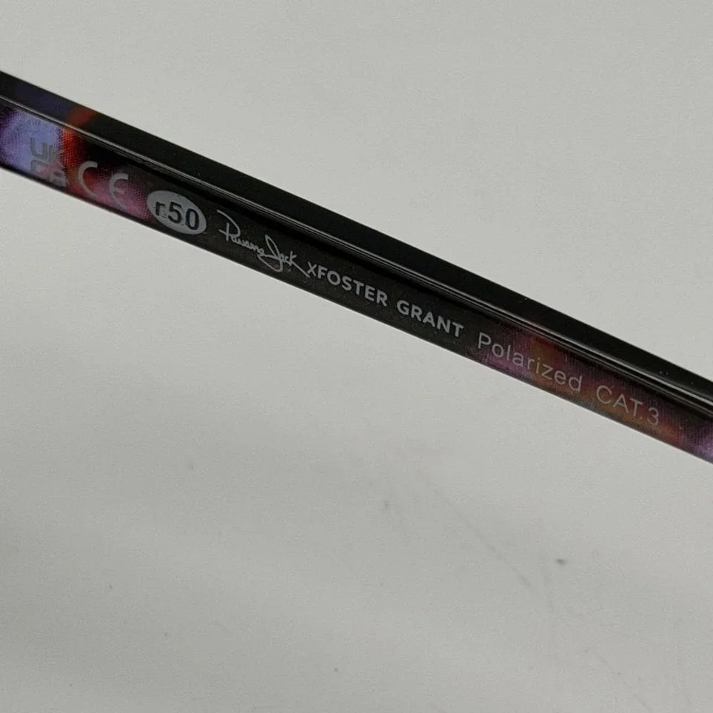 Foster Grant‎ X Foster Grant Polarized Sunglasses Purple Tortoise Cat 3